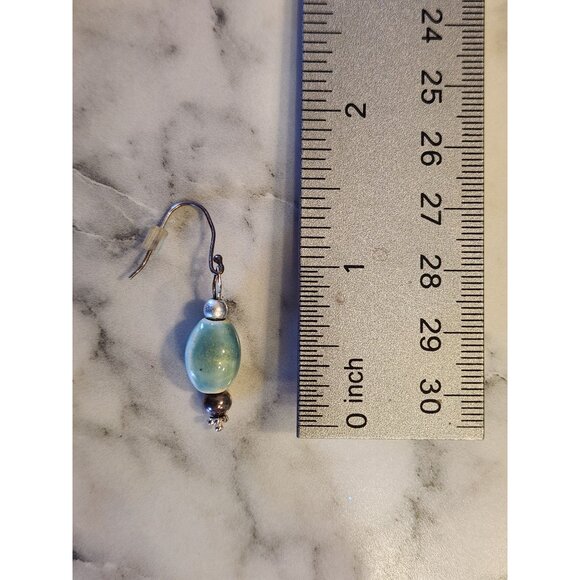 Blue Bead Necklace & Earrings Set - Picture 4 of 5